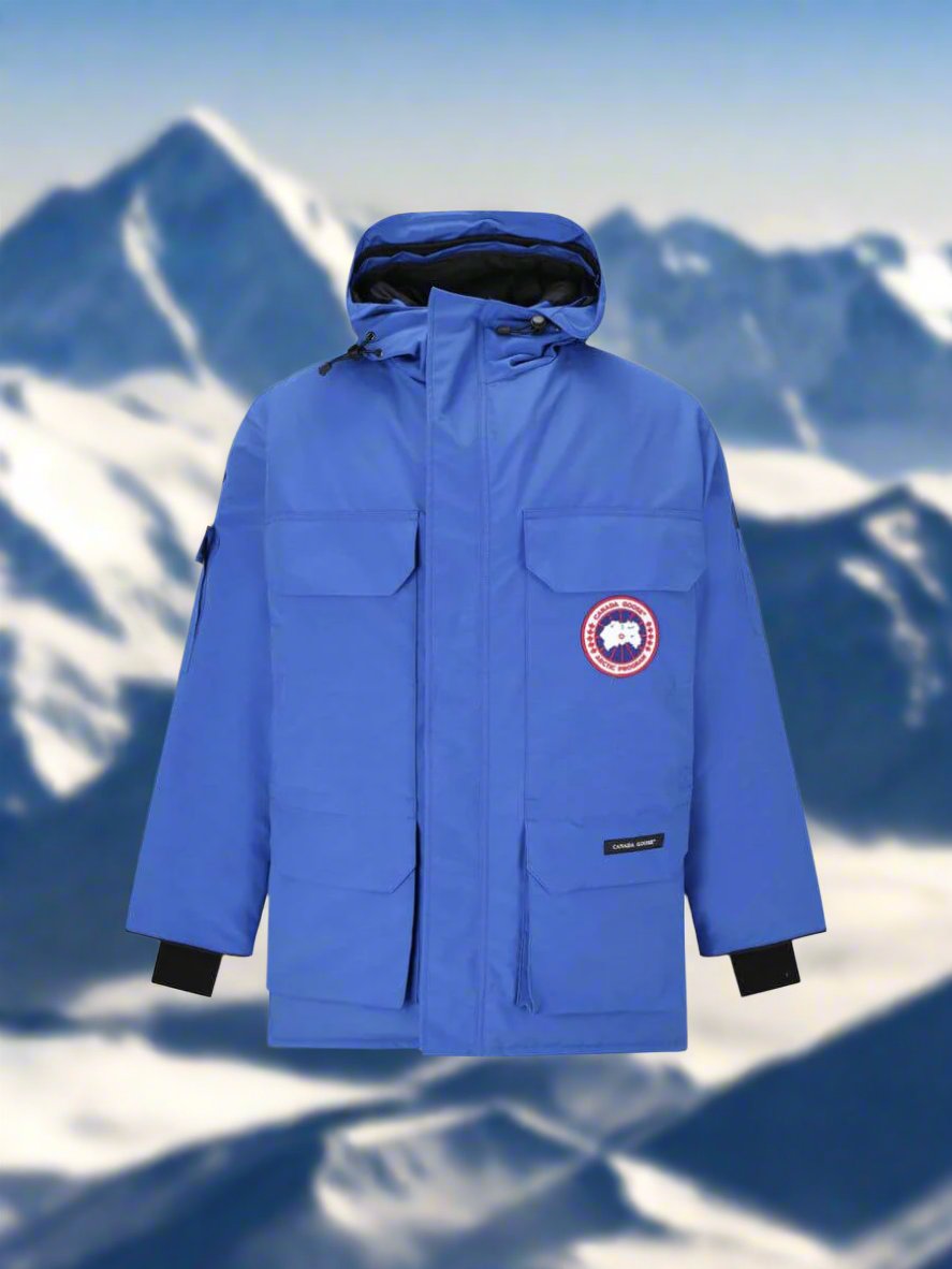 CANADA GOOSE Stylish Royal Blue Expedition Jacket