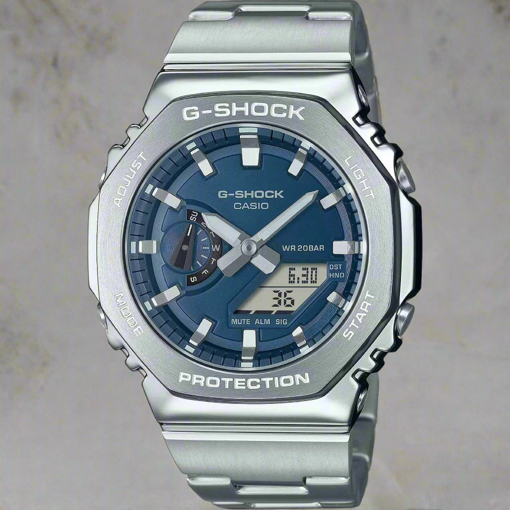 CASIO G-SHOCK navy blue dial Watches