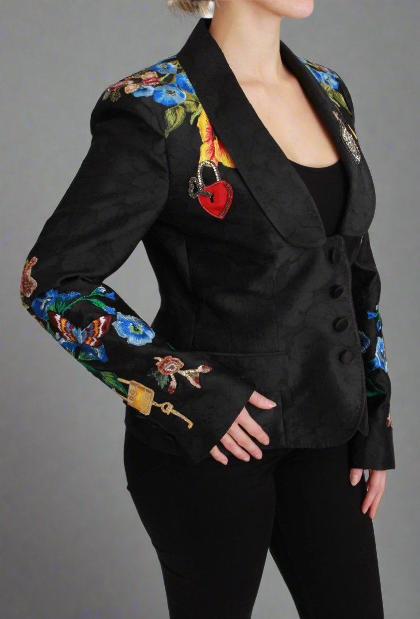 DOLCE &amp; GABBANA Blazer de brocado siciliano encantado