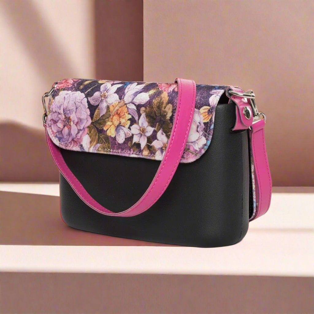 Bolso bandolera floral rosa para mujer de O bag