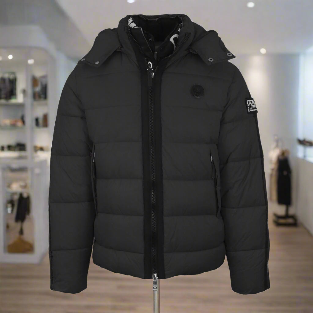 Plein Sport men's black winter puffer Jackets