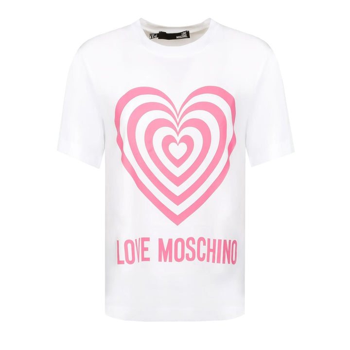 Moschino pink heart T-shirts