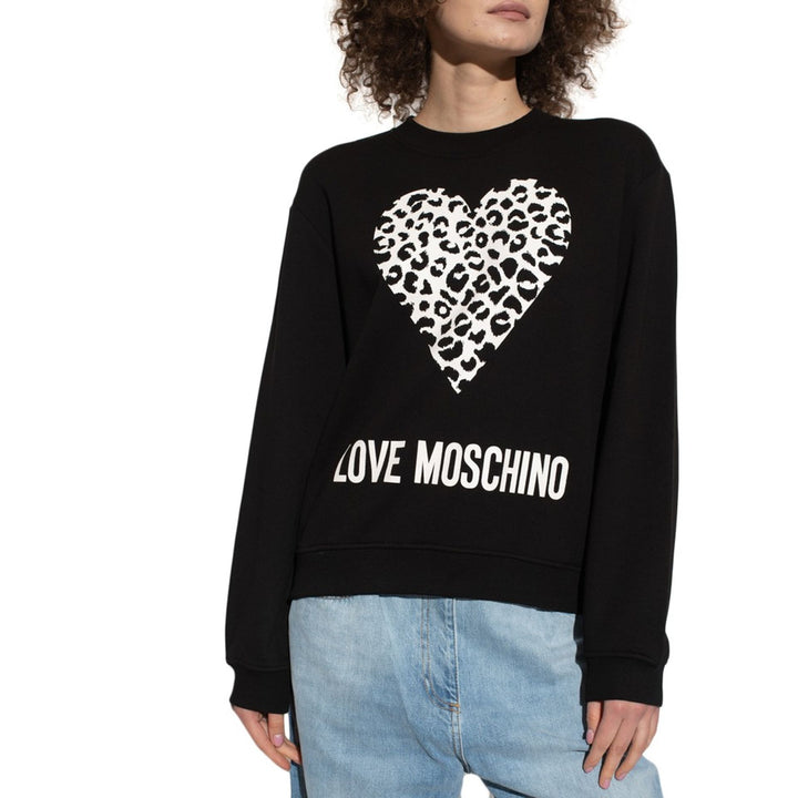 Moschino women's black and white graphic Sweatshirts