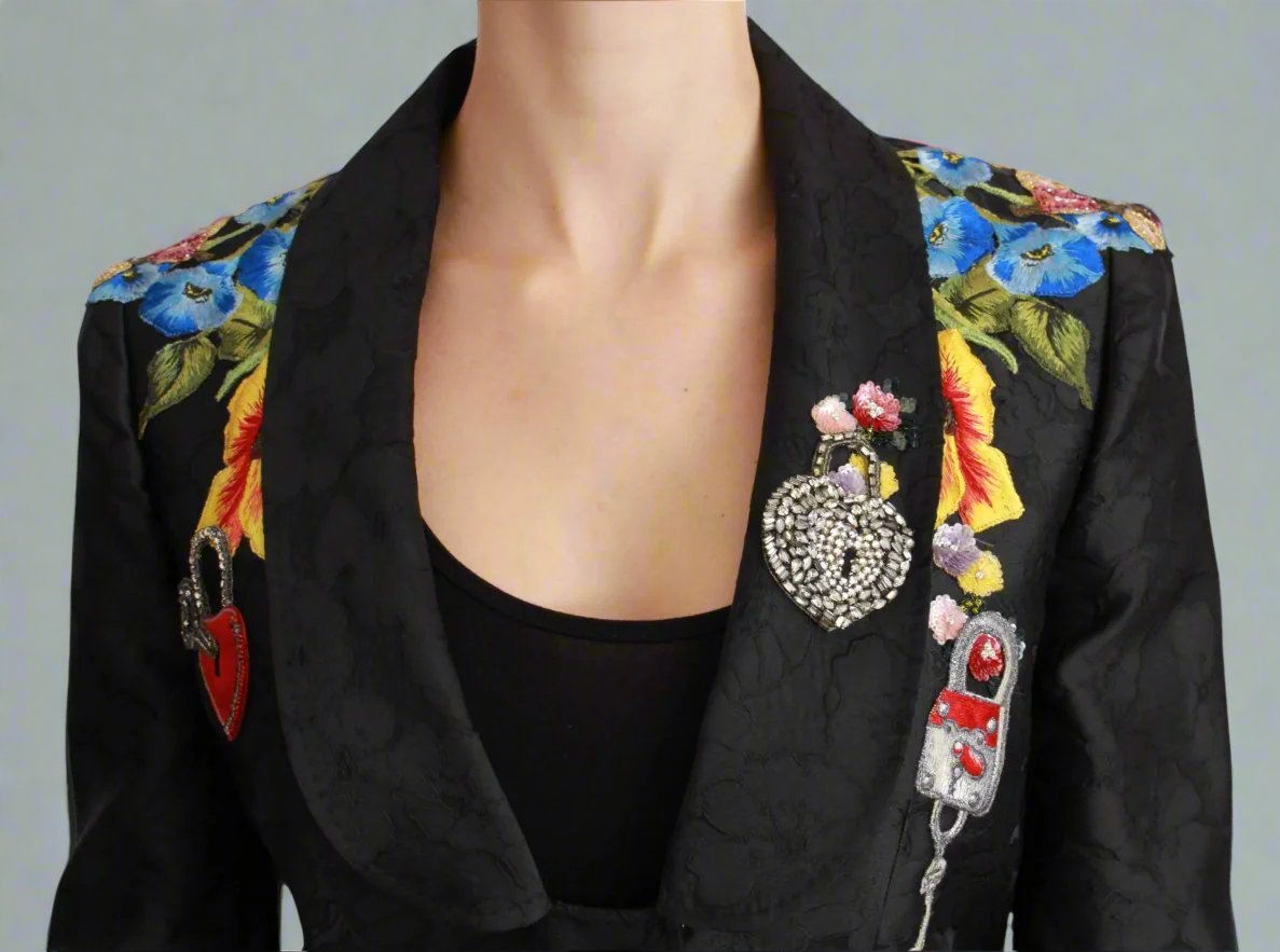 DOLCE &amp; GABBANA Blazer de brocado siciliano encantado