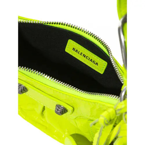 Balenciaga YELLOW LEATHER HANDBAG