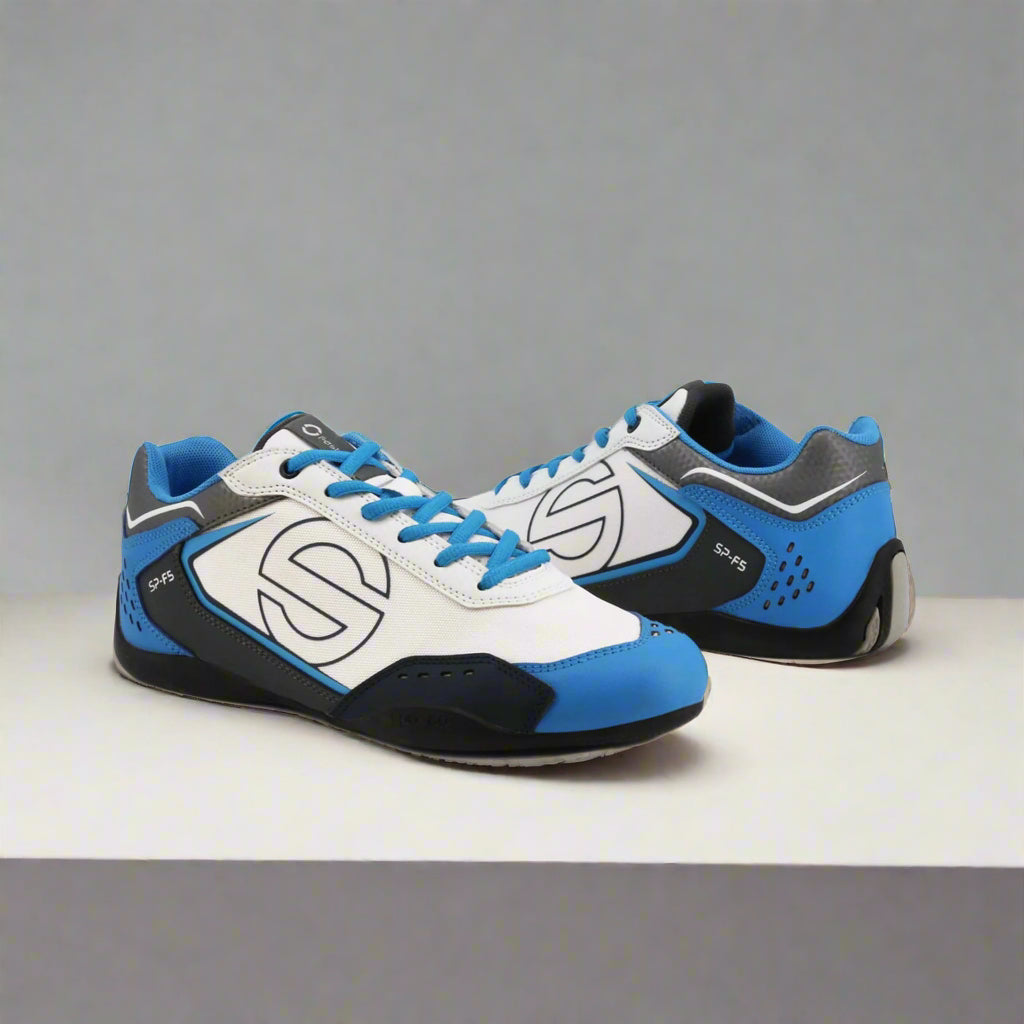 Sparco men's blue/white/black driving  Sneakers