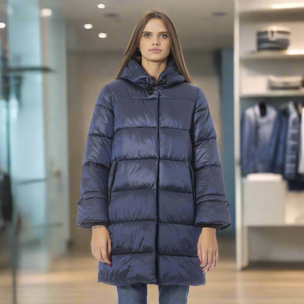 Baldinini Trend blue winter puffer Jackets