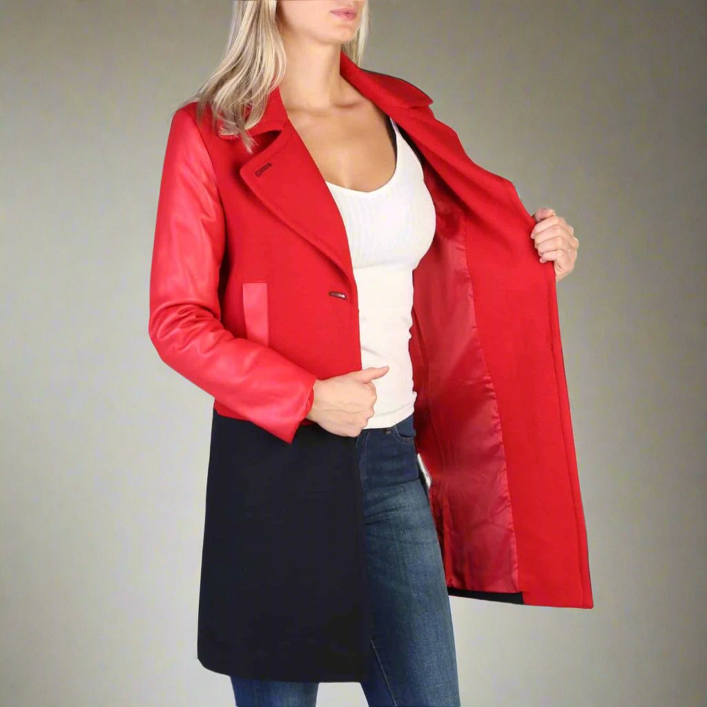 Armani Exchange women's red Coats