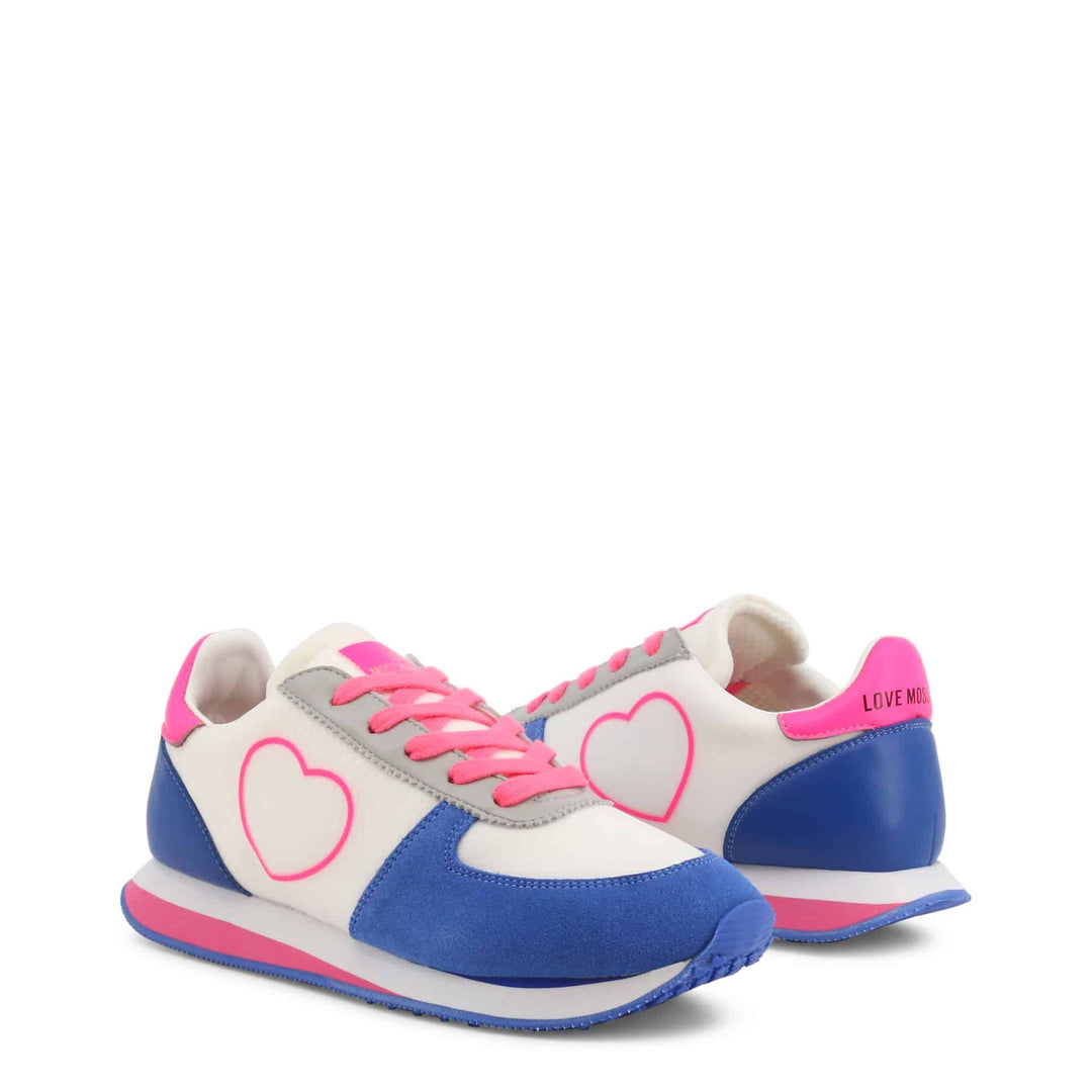 Love Moschino pink, white and blue Sneakers