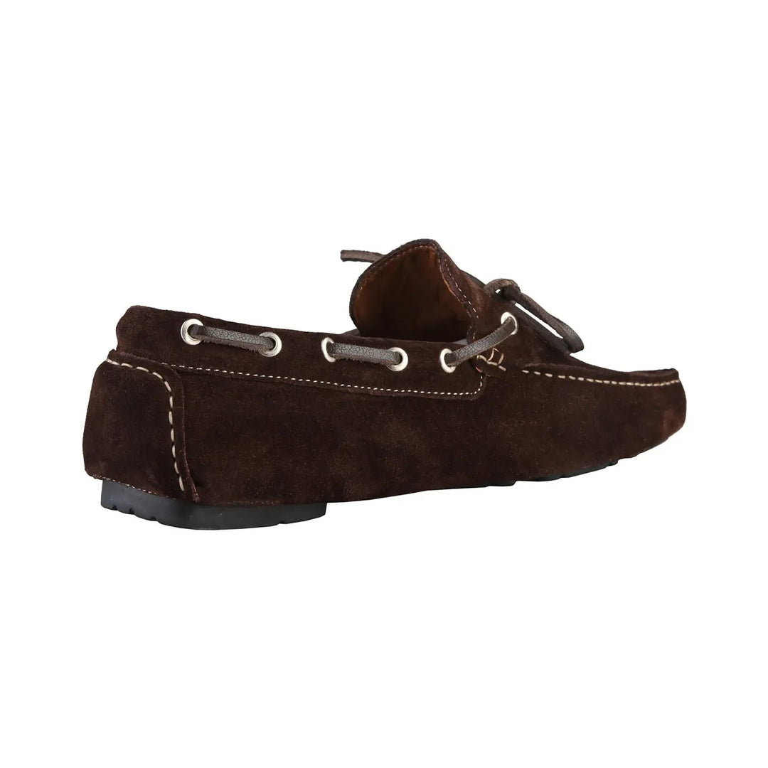 Sparco men's maroon suede Moccasins