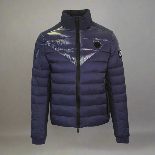 Plein Sport men's blue winter puffer Jackets