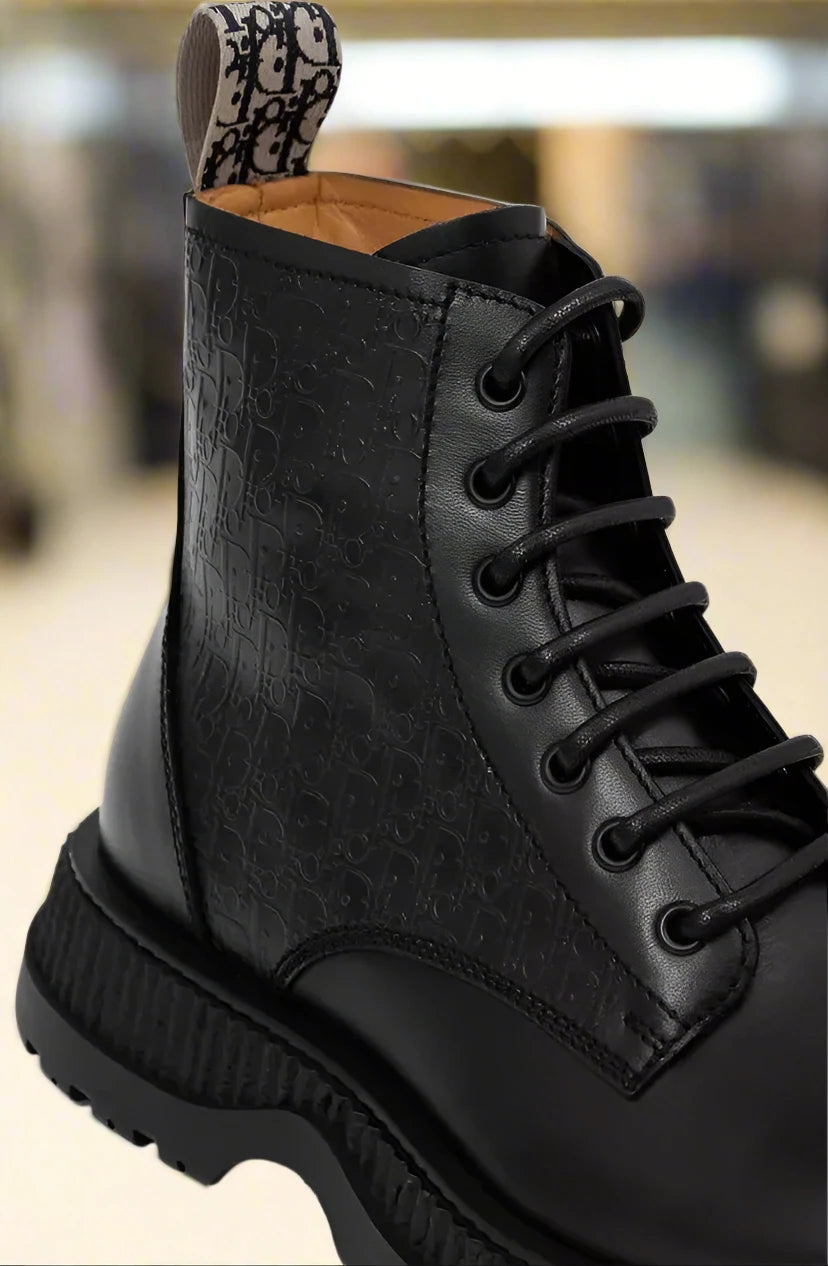 Dior BLACK LEATHER BOOT