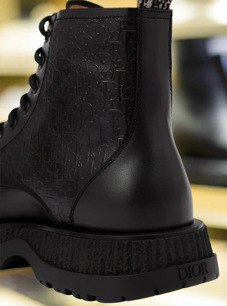 Dior BLACK LEATHER BOOT