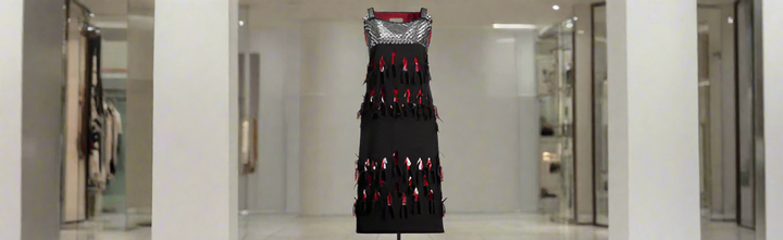 VESTIDO DE LANA NEGRO DE Maison Margiela 