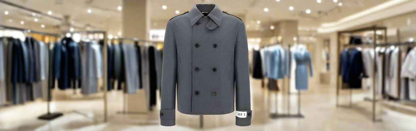 Veste croisée grise pour homme Dolce &amp; Gabbana 