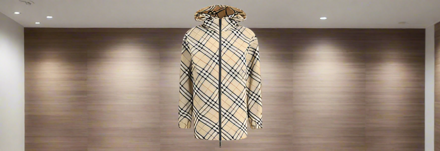 Burberry women's Check pattern jacket