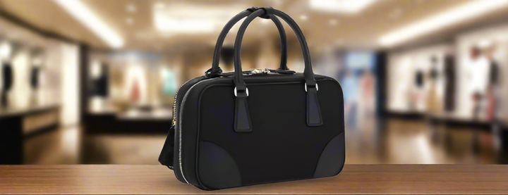 BOLSO DE HOMBRO PRADA NEGRO DE RE-Nylon ITALIA 