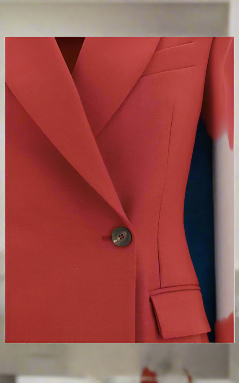 CHAQUETA BLAZER ROJA PARA MUJER DE BRUNELLO CUCINELLI ITALIA 