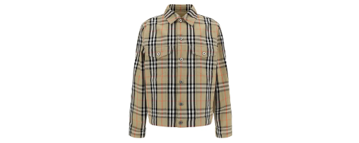 BURBERRY classic plaid cotton JACKET