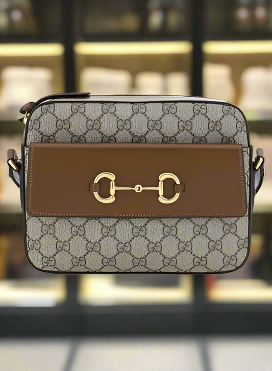 GUCCI brown 1955 SHOULDER BAG ITALY