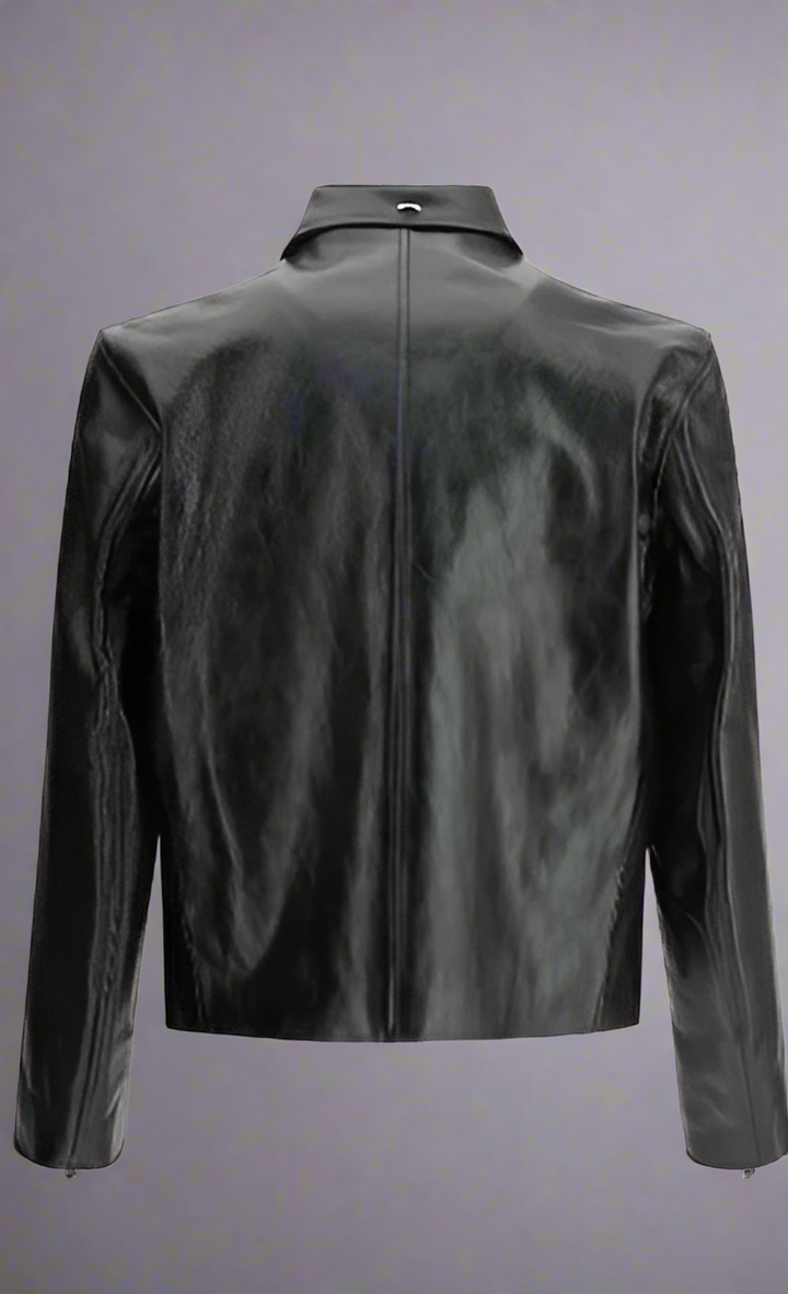 Veste en cuir noir pour femme OUR LEGACY 