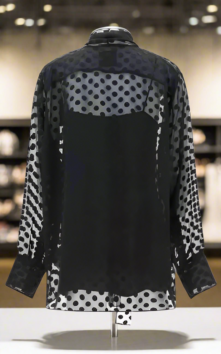 Camisa blusa negra mujer GIVENCHY 