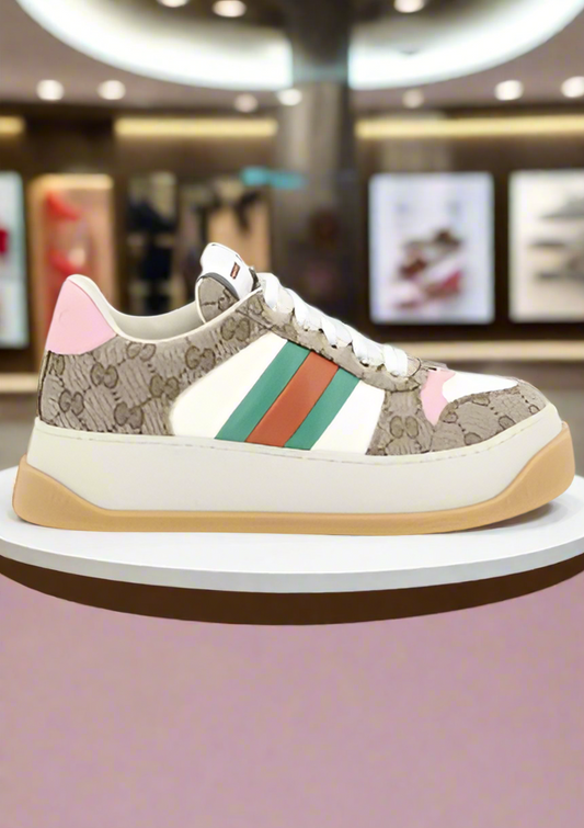 GUCCI women's GG CANVAS SNEAKERS