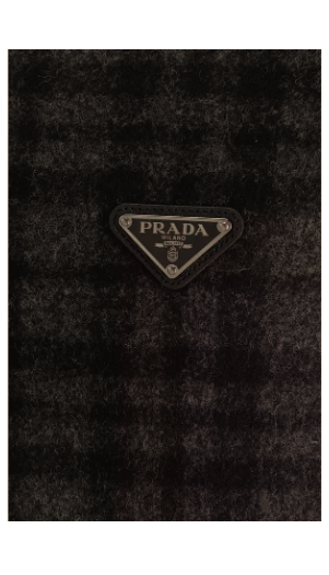 Chaleco de cuadros oscuros para hombre de PRADA 