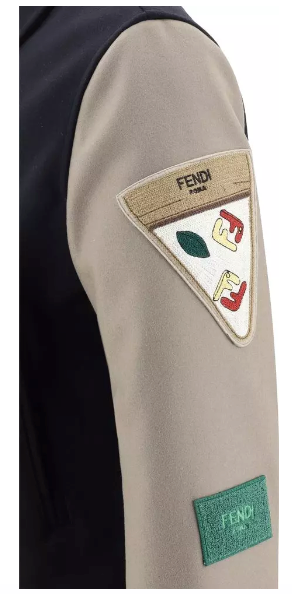 VESTE BOMBER FENDI POUR HOMMES DE STYLE COLLÈGE 