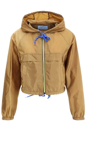 PRADA WOMEN'S WATERPROOF HOODED JACKET