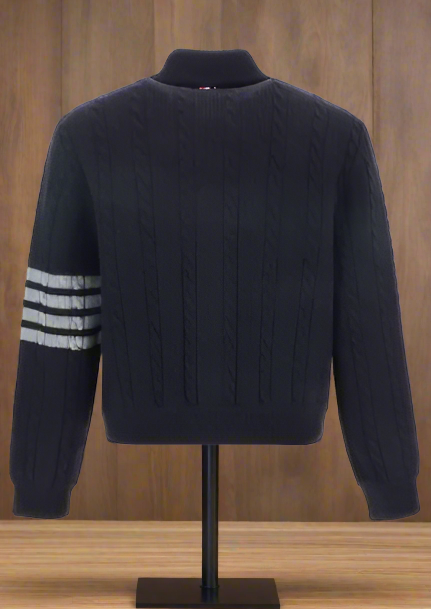 THOM BROWNE men's 4 stripe virgin wool JACKET