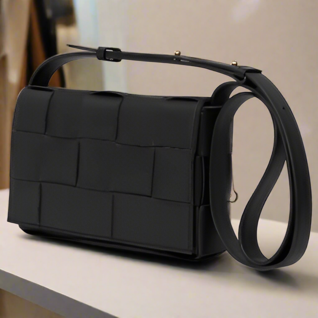 BOLSO DE MANO DE PIEL NEGRO PARA MUJER BOTTEGA VENETA ITALIA