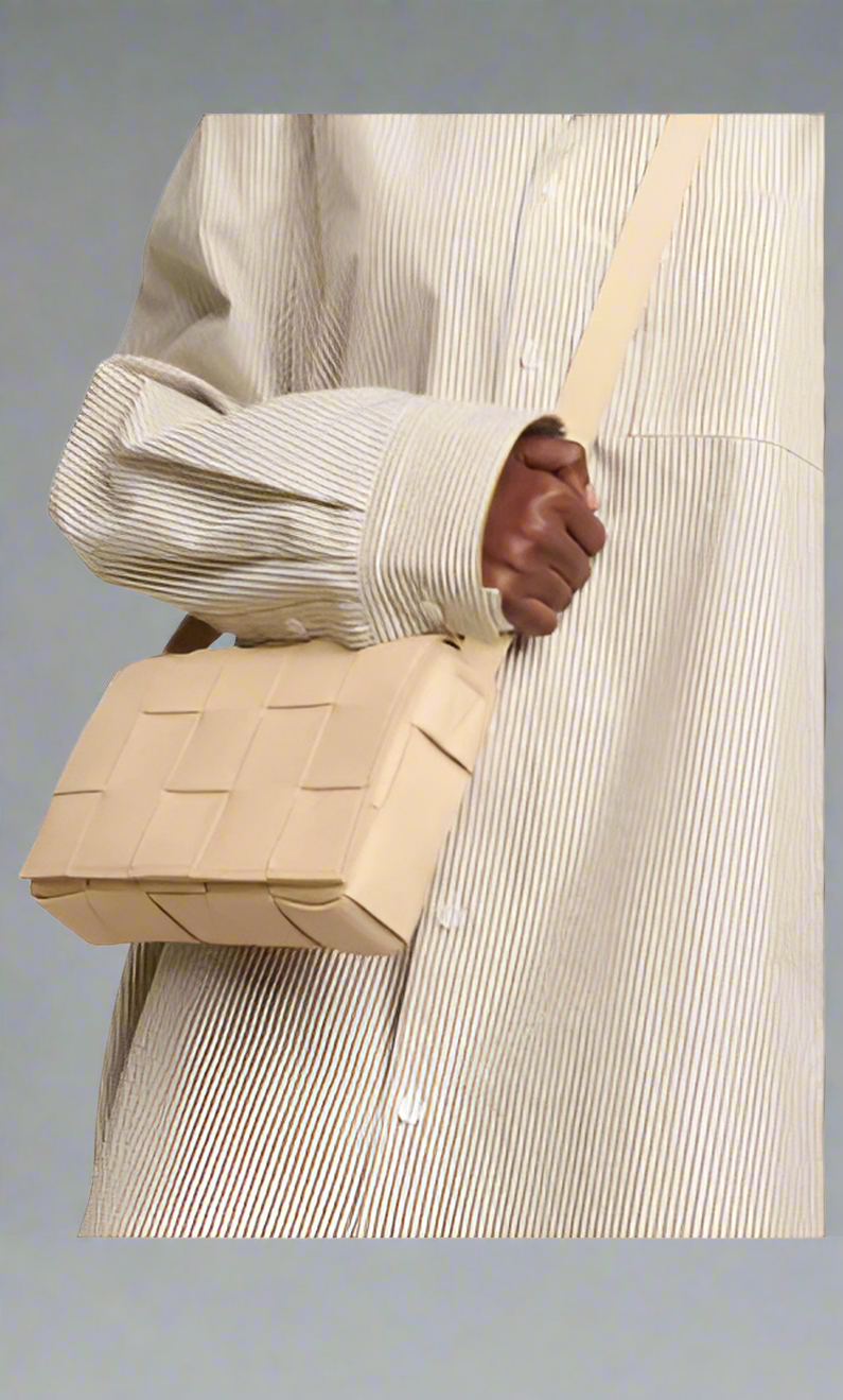 BOLSO DE MANO DE PIEL BEIGE PARA MUJER DE BOTTEGA VENETA