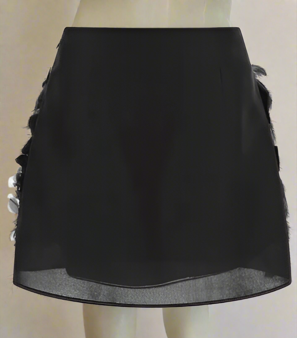 PRADA black mini skirt