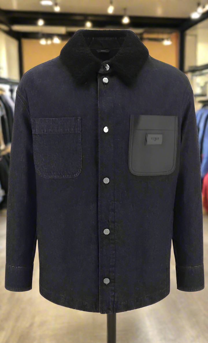 FENDI MEN'S DENIM JACKET