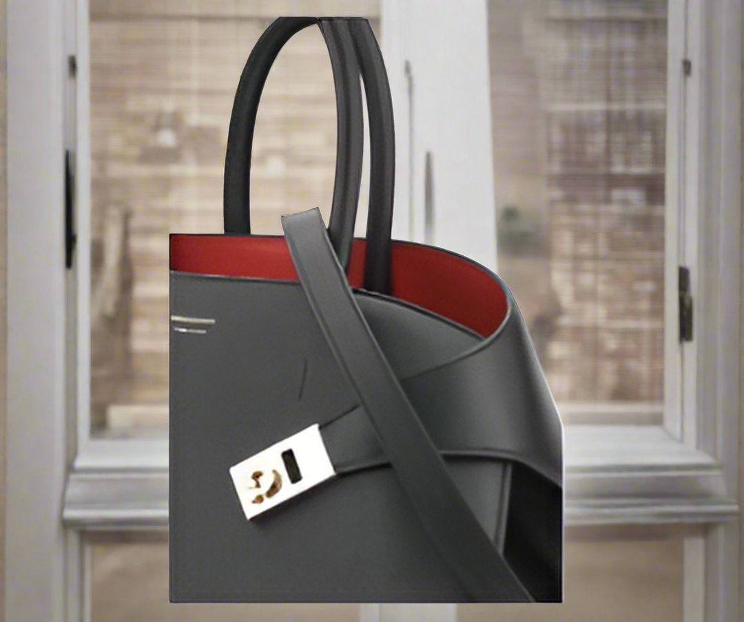 Ferragamo black/red HUG HANDBAG