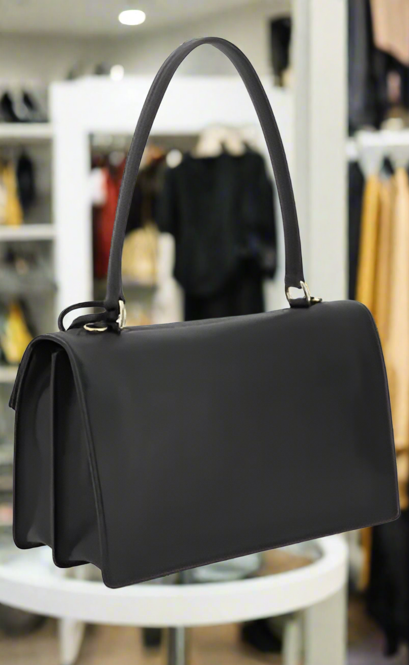 Prada black leather SHOULDER BAG