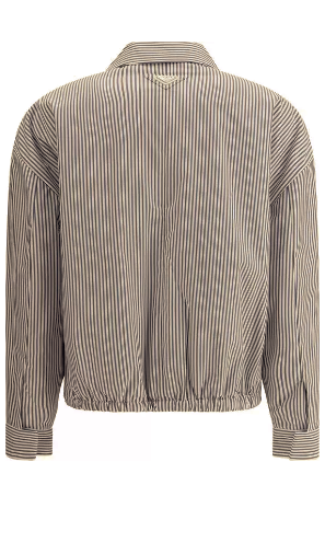 PRADA women's striped  zip jacket