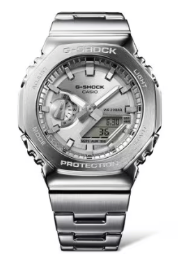 Montre Casio G-SHOCK X093_GM-2110D-7AER argentée 