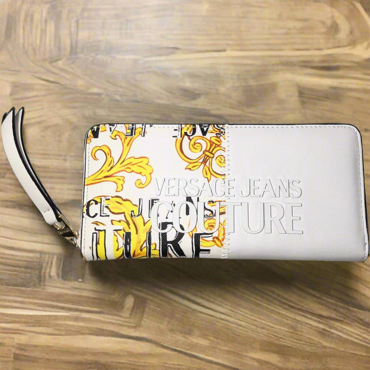 Versace Jeans white graphic print Wallets