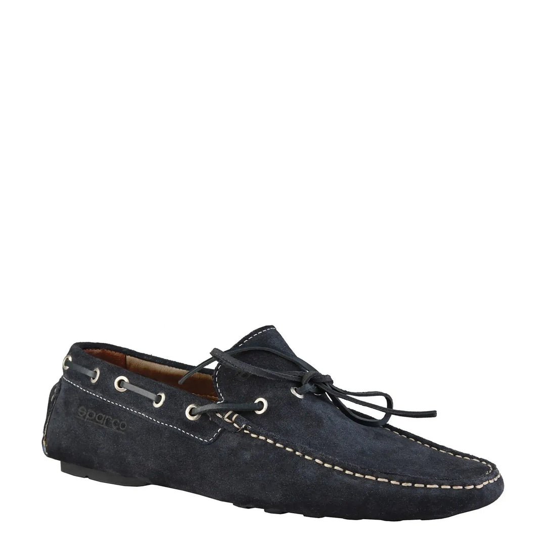 Sparco men's blue suede Moccasins