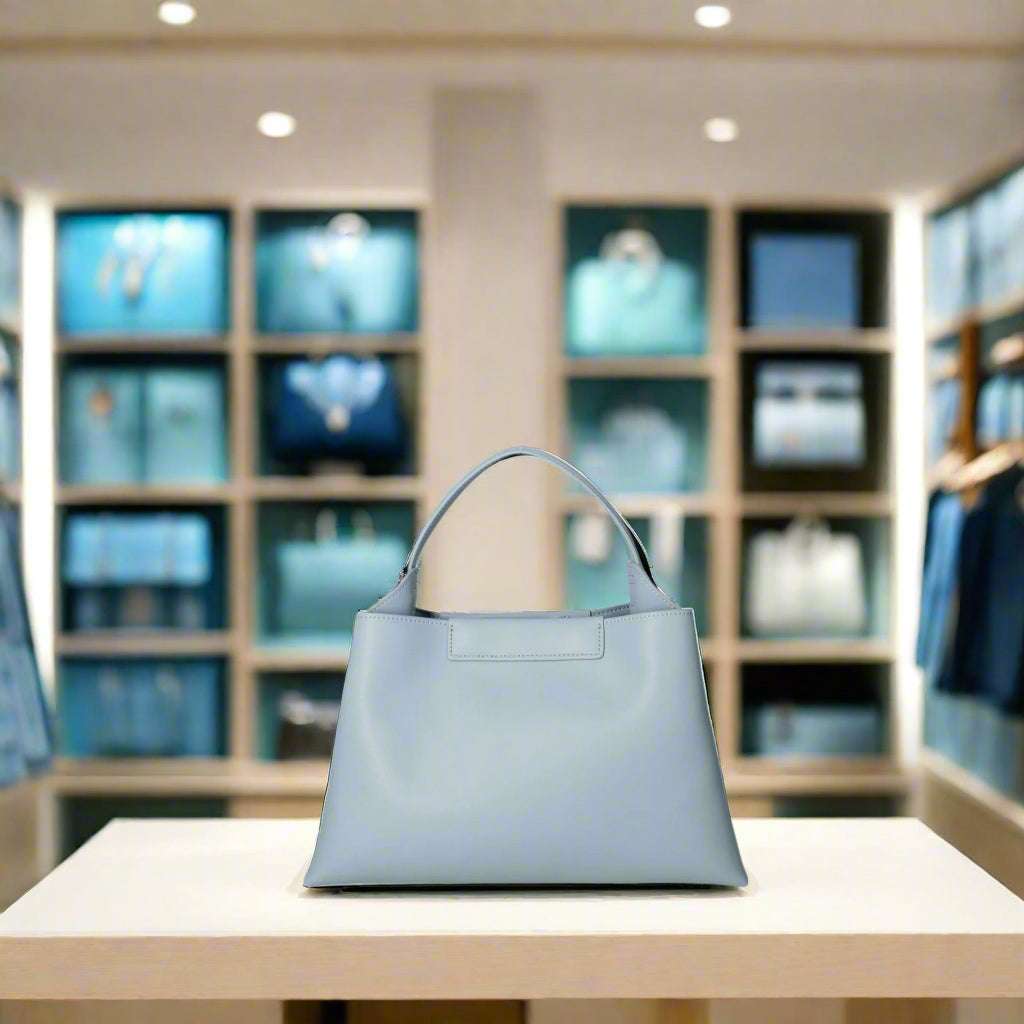 Viola Castellani sky blue leather Handbags