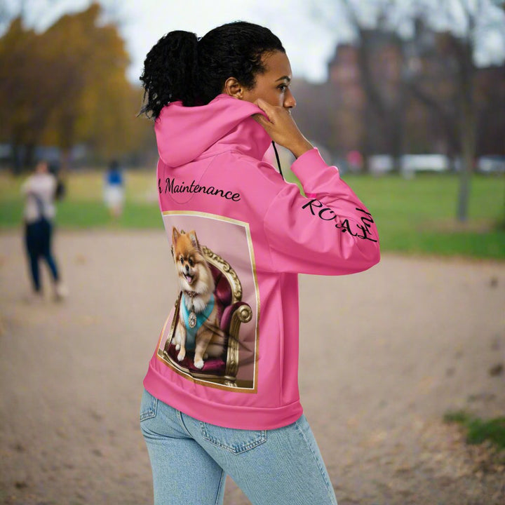 Sweat à capuche zippé unisexe « Regal BFF Vibes » par STORE 7994