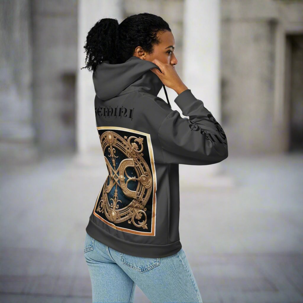 "GEMINI DUALITY" Unisex zip hoodie by STORE 7994