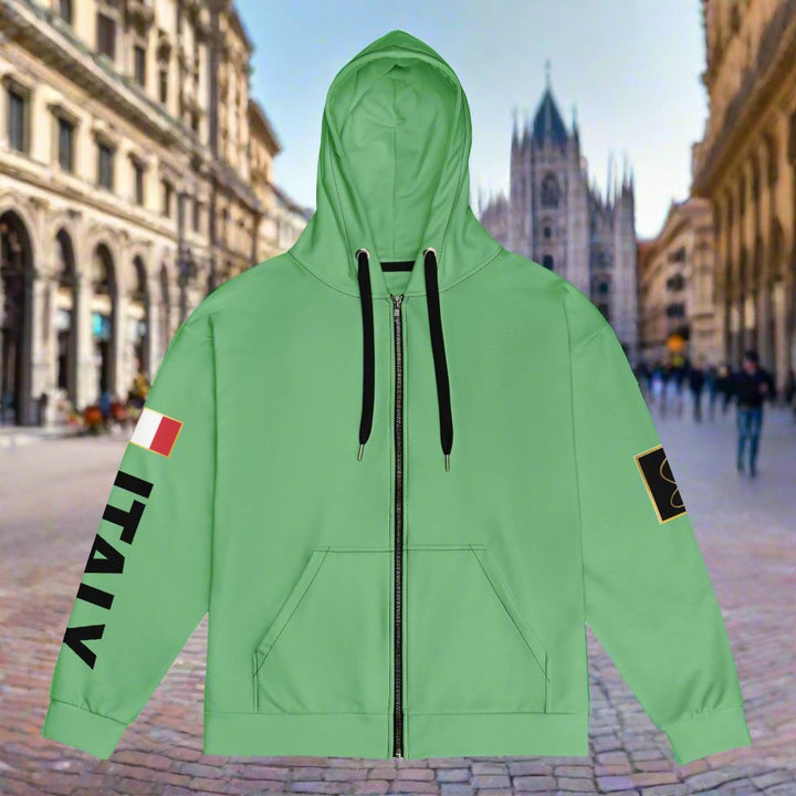 Sweat à capuche zippé unisexe Milan Galleria Vittorio Emanuele II par STORE 7994