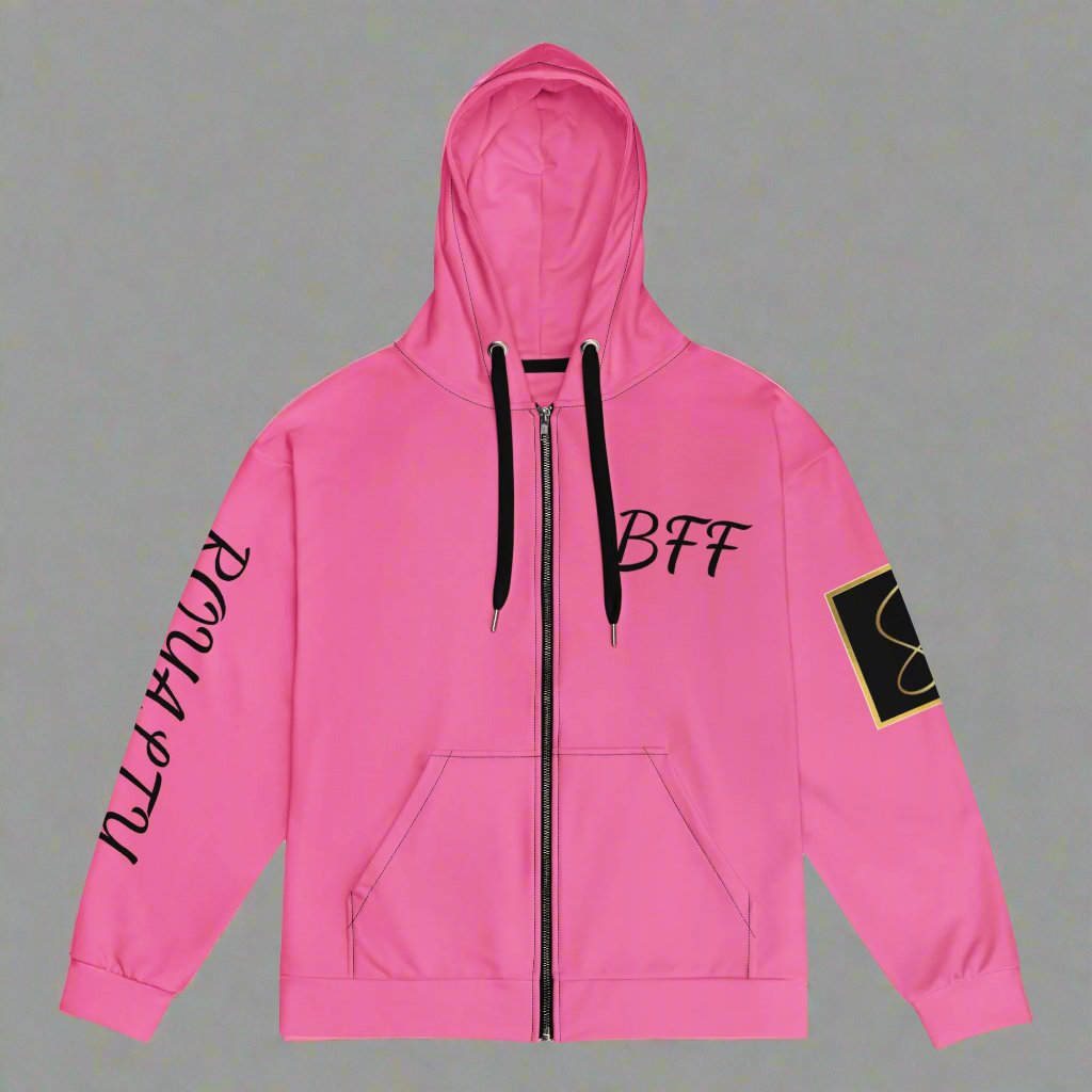 "Regal BFF Vibes" Unisex zip hoodie by STORE 7994