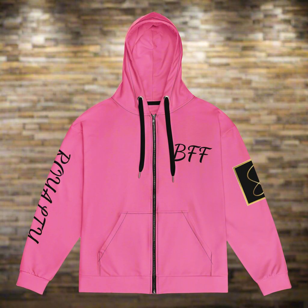 "Regal BFF Vibes" Unisex zip hoodie by STORE 7994