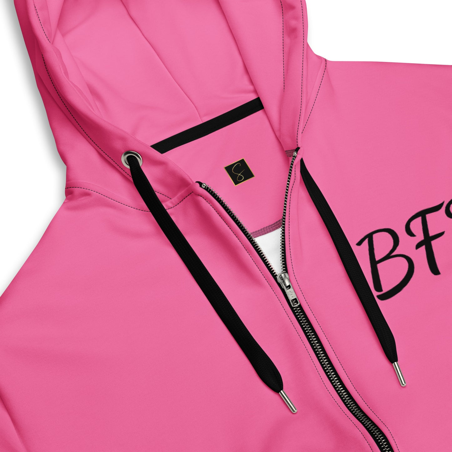 "Regal BFF Vibes" Unisex zip hoodie by STORE 7994