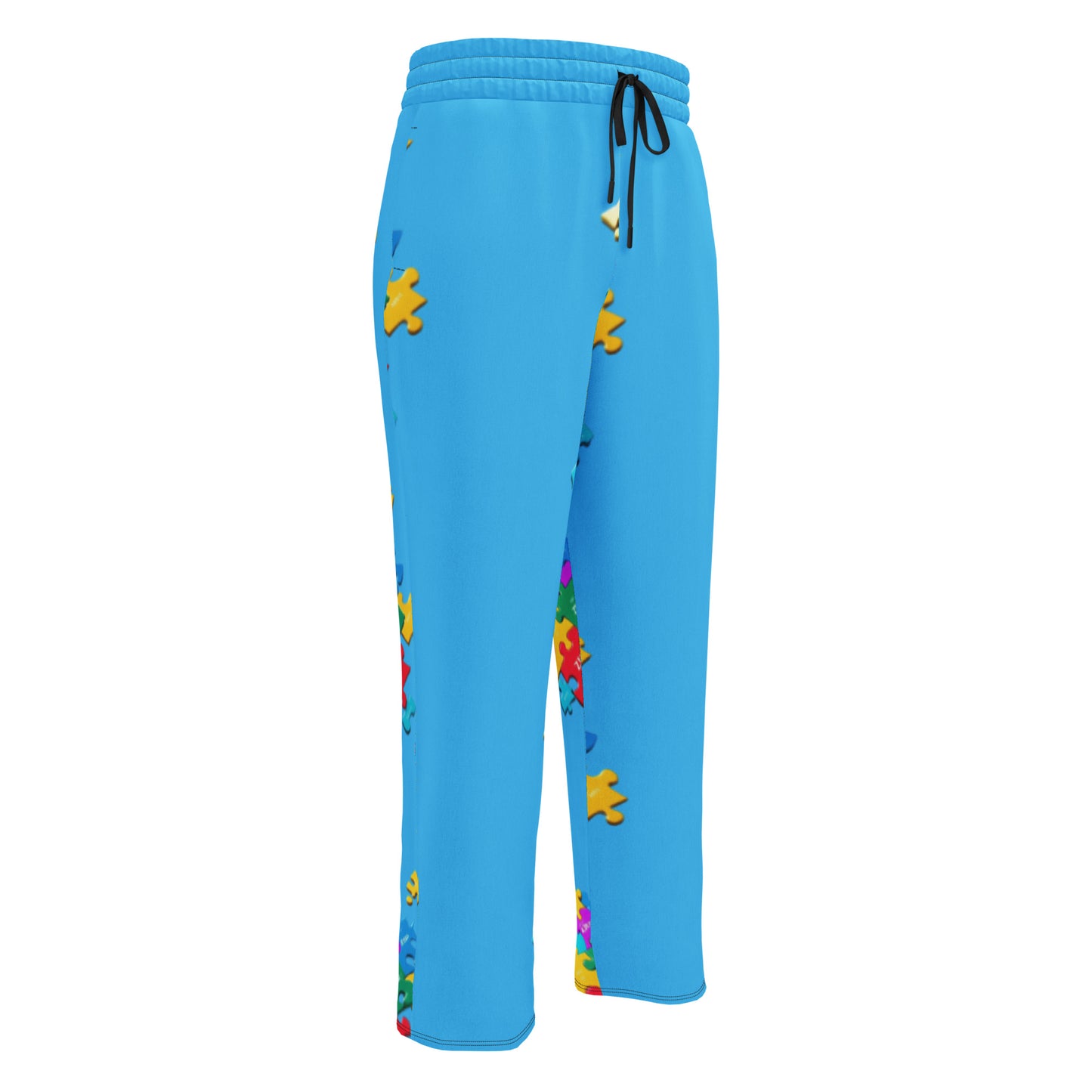 Blue "The Puzzle" Wide-leg joggers by STORE 7994