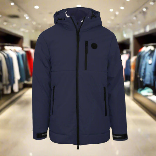 Plein Sport men's blue winter Jackets